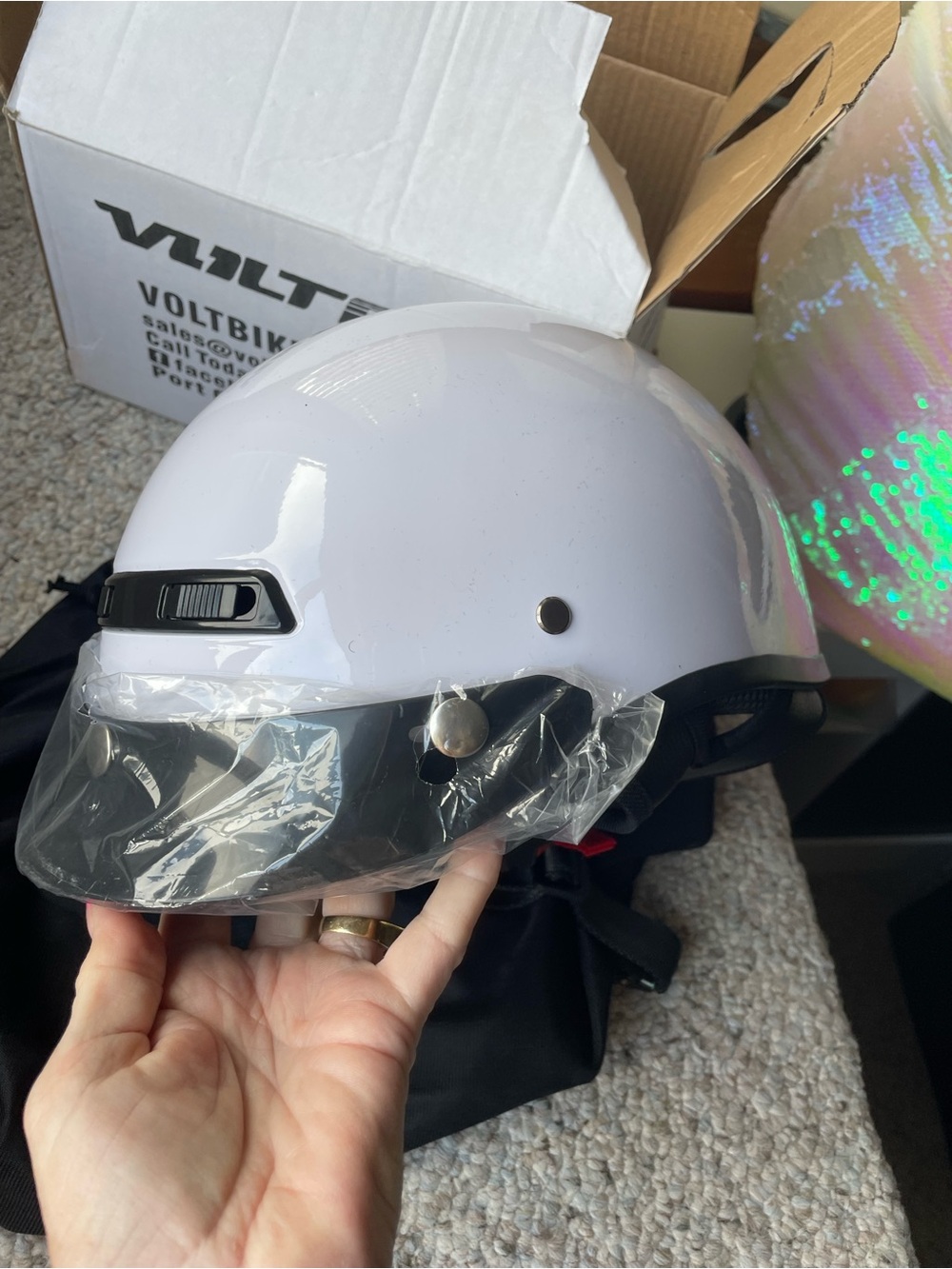 VoltBike Branded Shipping Box - White